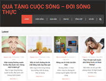 Tablet Screenshot of cuocsongthuongnhat.com